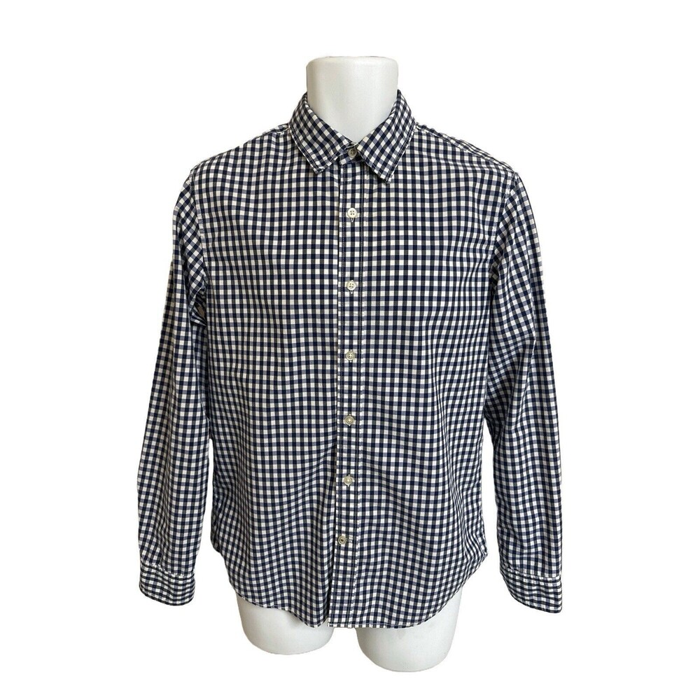 Banana Republic Men's S Camden Fit Custom 078 Wash Shirt Button Down Checkered